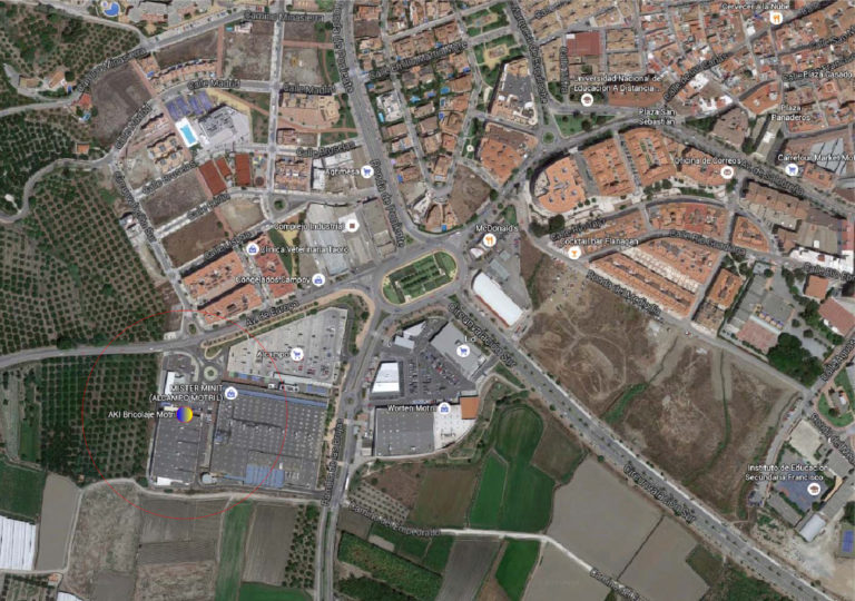 Ampliación de acceso para el centro comercial AKI. Motril EMF Ingeniería